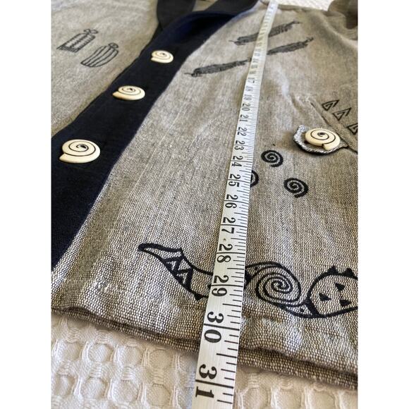 Venus Imports Oversized Cotton Feather Cardigan  Sz S**see sizing note‎ - Picture 8 of 13